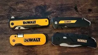 DeWalt Pocket Knives update and my favorite Milwaukee Knife 