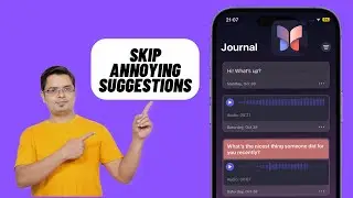 How to Disable Journaling Suggestions in Journal App on iPhone
