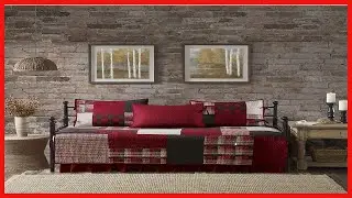 Great product -  Woolrich Sunset 5 Piece Day Bed Cover Set Red Daybed (WR13-2121)