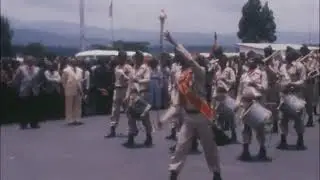 Liberian leader Samuel Doe in Addis Ababa 1980