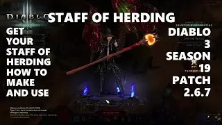How To Make And Use Staff Of Herding Patch 2.6.7
