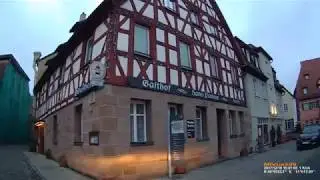 D: Stadt Schwabach. Rundfahrt durch die Innenstadt. Big City Tour. Dezember 2017