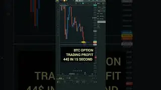44 dollar profit Bitcoin option trading in 15 second #bitcoin #usa  #usasharemarket #earnmoneyonline