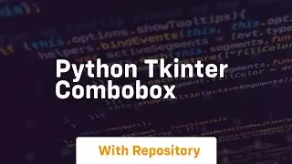 python tkinter combobox