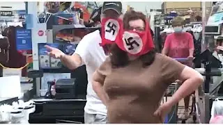 Couple In Marshall, Minnesota  Wearing &lsquo;Swastika Masks&rsquo; In Walmart