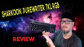 SHARKOON PUREWRITER TKL RGB ABNT | Teclado mec&acirc;nico low profile...
