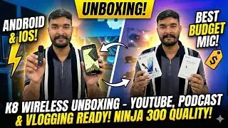 K8 Wireless Mic Unboxing & Honest Review | K8 Wireless Bluetooth Mic under 500 Rs| Best Wireless Mic
