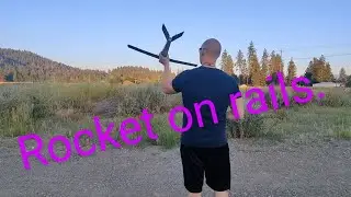 Flying my V tail speed plane after a long break. Fast rc plane.