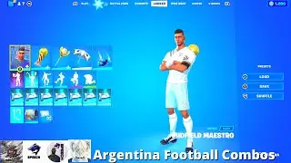 Argentina Football Skin Combos (Fortnite Battle Royale)
