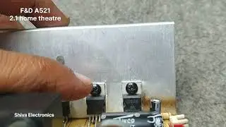 F&D A521x 2.1 home theatre system details by Shiva Electronics #education #repair #diy #sound #jbl