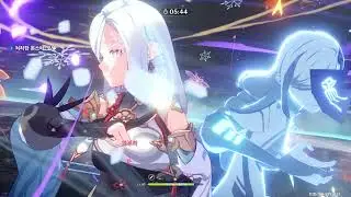 Shenhe + C6 Ganyu Momiji-Dyed Court Showcase | Genshin Impact