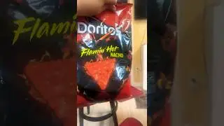 Doritos Flamin Hot. #doritos #flaminhot #chips #snacks #foodie #eating #snackvlog #love #shorts