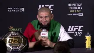 Khamzat Chimaev wants to turnaround and fight at UFC 321 after winning UFC middleweight title