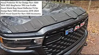 Дефлектор капота Ram 1500, новый тип кузова 2019-2025+.