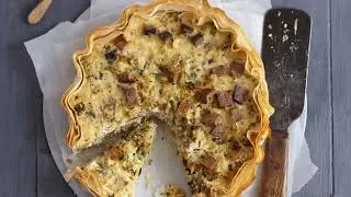 Quiche au tofu fum&eacute; | Recette gourmande
