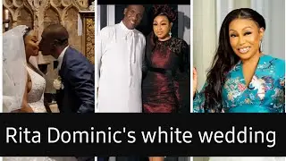 Actress Rita Dominic's white wedding.  full Video of vow