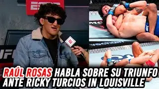 Raul Rosas habla sobre su victoria ante Ricky Turcios