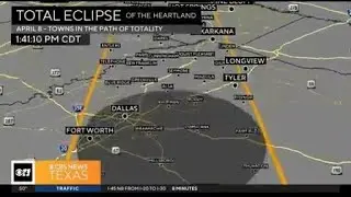 North Texas towns in the path of totality for the total solar eclipse