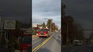 Engine 5️⃣7️⃣2️⃣ Responding to a Spill Control After a Vehicle Accident #qfd57 #EONE