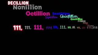 0 to 1 Quindecillion with 111 and 222