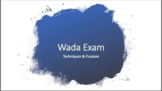 Guide to A Wada Exam