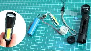 DIY Mini LED Flashlight | Inside Components & How It Works