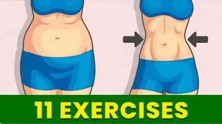 11 Best Standing Exercises (no jumping) Belly Fat Workout To Lose Weight Fast At Home!