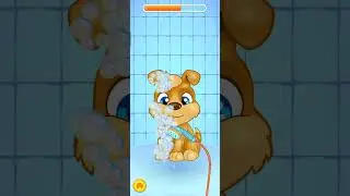 Pet wash Game | Clean the baby Dogs 🐶🐶🐕🐕 because it is very damaged EP 01