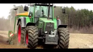 Siew Łubinu 2016 II Fendt 818 II Amazone ADP 303 Special
