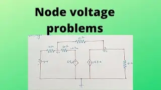 NODE VOLTAGE DEPENDENT SOURCE PROBLEMS🔌💡🔌💡#circuit theory🔌💡🔌💡#EEE#GATE🔌💡🔌💡#TNEB#TRB#ENGG EXAMS🔌💡🔌💡🔌💡