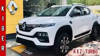2021 Renault Kiger RXZ 🔥 Top Model Turbo Petrol | Detailed Walkaround, review & OnRoad price.