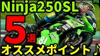 【バイク紹介】Ninja250SL 『オススメする５つのポイント♪』解説