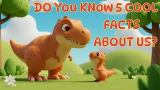 Top 5 Dinosaur Facts for Kids  | Fun Prehistoric Learning with Kiddu Tales