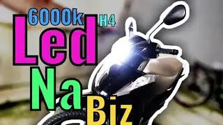 Biz 2018 com Lâmpada de Led H4 - Instalação Passo a Passo
