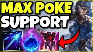 (DOUBLE COMETS?!) THE MAXIMUM POKE ASHE SUPPORT IS ABSOLUTELY UNBEATABLE IN LANE - League of Legends