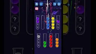 Colorful Ball Busters Sorting 🧶 Fun Play #sortvideo #puzzle #puzzlegame #ytshorts #gaming