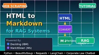 Web Scraping for RAG Systems - HTML to Markdown Conversion Tutorial | Corporate Law Chatbot Project