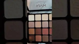 NYX  Ultimate Warm Neutrals palette. #nyx #eyeshadow #affordablemakeup #makeup #shorts