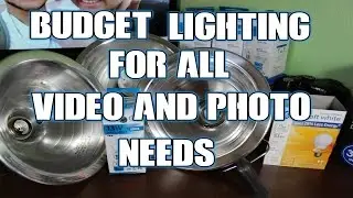 Tutorial : Budget Lighting for all Video and Photo Needs $30 or under