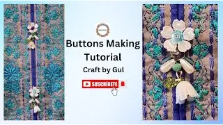 Mainey Banaye Apni Shirt Key Buttons || Button making Tutorial #button #beads #handmade #pakistan