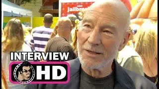 Patrick Stewart EMOJI MOVIE Interview (2017) Poop Emoji Animation Comedy HD