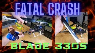 CRASHED MY BLADE 330S BNF COPTER AND WHAT TO DO!
