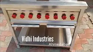 Commercial Kitchen Equipment for Hotels & Restaurants Gas Range Four Burners