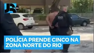 Cinco s&atilde;o capturados em ofensiva policial contra o crime organizado no RJ
