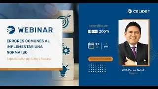 Webinar |  &iquest;Cu&aacute;les son los errores al implementar una norma ISO?