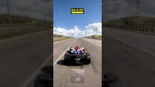 2014 BAC Mono TOP SPEED Test on Mexican Highway | Forza Horizon 5 #shorts