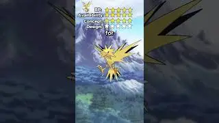 What's the BEST POKEMON Objectively? (kinda) RATE EM' ALL! Ep #145 #Zapdos #rateemall #pokemon