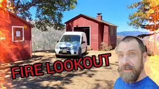 Remote Fire Lookout in Shasta-Trinity N.F.