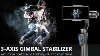 Neewer Gimbal 3-Axis Handheld Stabilizer with Zoom Control Auto Tracking