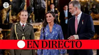 🔴 DIRECTO | Recepci&oacute;n y besamanos en el Palacio Real por el 12 de octubre